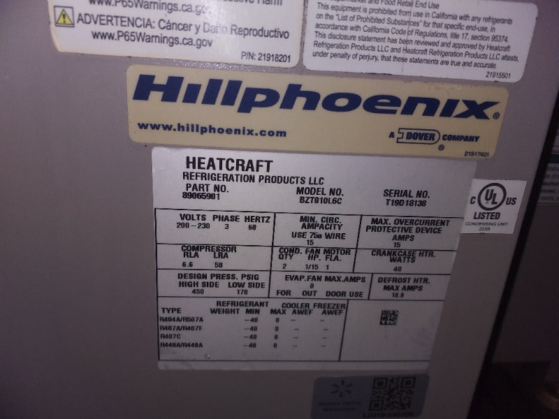 Heatcraft Condensing Unit (1)  - Load #240226