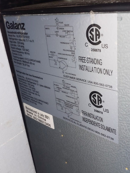 Refrigeration  - Load #250461