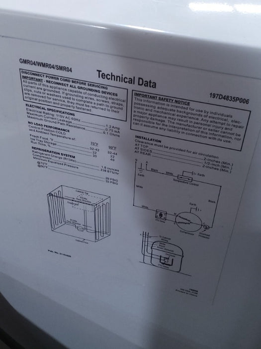 Refrigeration  - Load #257429