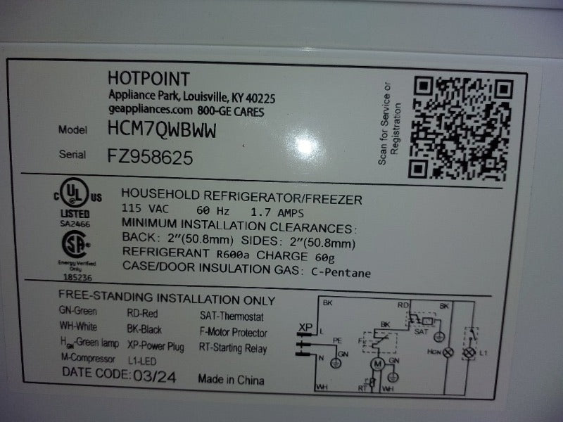 Refrigeration w2356 - Load #306668