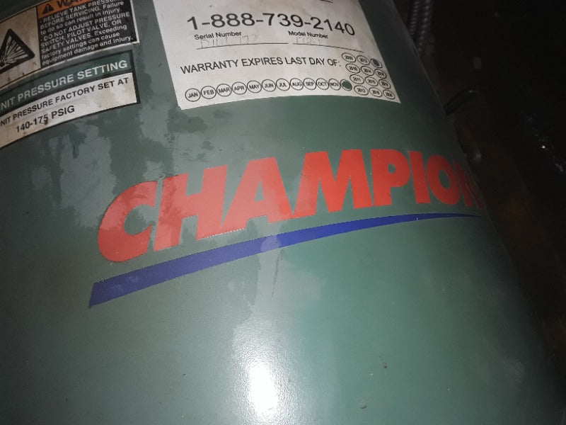 Champion 120-Gallon Air Compressor (1)  - Load #306654