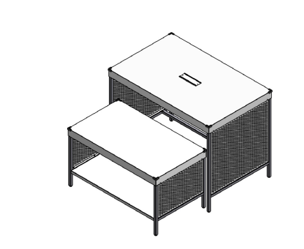 Nesting Apparel Tables (Like New) - Load #285034